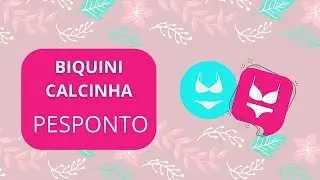 CALCINHA FRANZIDA LATERAL PESPONTO MODA PRAIA MÊS DE ABRIL