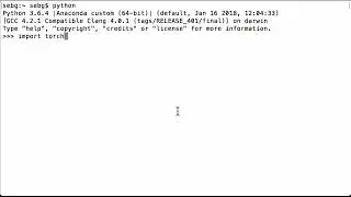 Print PyTorch Version - PyTorch Tutorial