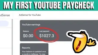 My first YouTube paycheck (how much I earn from this channel)
