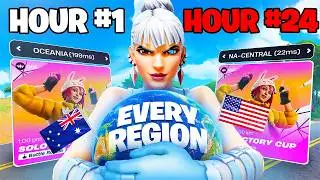 I Played the Solo Victory Cash Cup on Every Region..