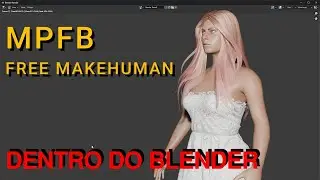 MPFB - MAKE HUMAN FREE DENTRO DO BLENDER