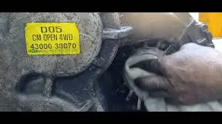 ps drive shaft oil seal removal/installation hyundai santa fe 2.2ltr engine 08