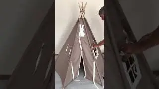 сборка и установка детского шестигранного вигвама