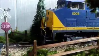 CSX Dash 8 #5006 moving Out. On its way to pick up cars...