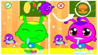 🔎 Encuentra las diferencias ⭐️ Groovy el Marciano |  Aprenden a no desperdiciar comida