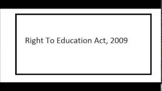 Right to Education Act 2009