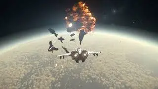 Star Citizen -Idris 'docking' explosion