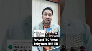 Portugal TRC Renewal Issue