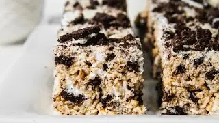 Gooey Oreo Rice Krispie Treats