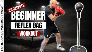 Get BOXING READY with This 20 Minute Beginner Reflex Bag Workout!