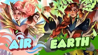 If the four elements were 🌪 MAGICAL GIRLS 🌿 (Character design challenge) PART 2
