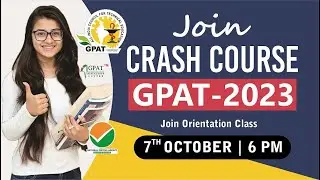 GPAT-2023 CRASH COURSE | 