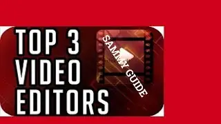 Top 3 Best FREE Video Editing Software (2017)
