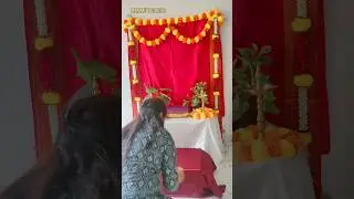 Ganesh chaturthi decoration ideas #shorts