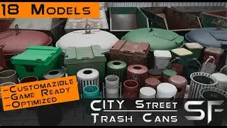 SoftField's Trash Can Asset for UE5