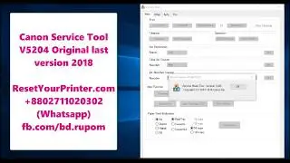 Canon ST5204,Canon Service Tool V5204 (Original last version 2018)