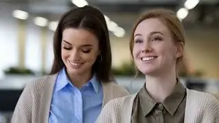 Lesbian Office Romance - Lesbian Kissing Scenes - Lesbian Video 💥_OeMwS3AD2do #000_telxsi