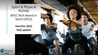 BTEC Tech Award in Sport (2022) - December 2022 FAQ update