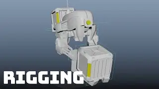 Maya - Rigging a Cargo Bot (Speed video)