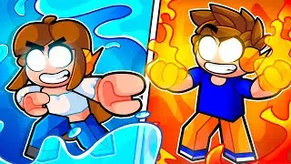 Roblox, MAS temos PODERES ELEMENTAIS RAROS! - O FILME