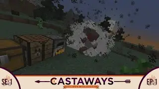 Minecraft | Castaway Vanilla EP: 1 | Butt Touching!