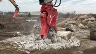 Rotar RDP 32 S demolition pulverizer - Schmidtlein Excavating, Inc. USA