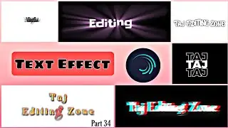 Alight Motion Text Effect Preset Part 34 || Trending Text Effect Preset 2022 || Text Effect Preset