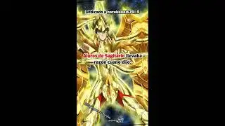 AIOROS DE SAGITARIO TENÍA TODA LA RAZÓN CUANDO DIJO:  | ANIME SAINT SEIYA🔥 #shorts
