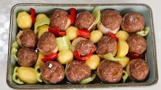 Muhteşem akşam yemeği tarifi - Köfteli Mantar Dolması