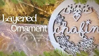 Snow Days Series: Laser Cut Christmas Ornament