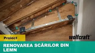 Renovarea scărilor din lemn cu ajutorul şablonului | wolfcraft