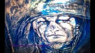TONTO AND SKULL JEAN JACKETS,denimize art pen and ink ladykashmir,