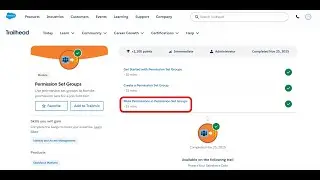 Mute Permissions in Permission Set Groups | Permission Set Groups | Trailhead | Salesforce | Intern