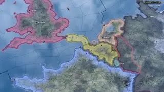 Belgian bridge to the UK - Hoi4 Timelapse