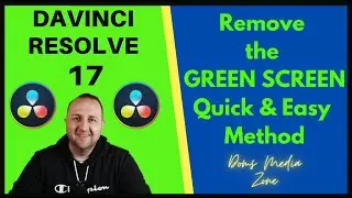 DaVinci Resolve 17 | How to remove a GREEN SCREEN | Quick & Easy Method |
