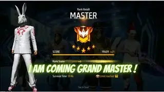RANK PUSH IN INDIA BUT GRANDMASTER NI DIKH RHA KYU ??#freefire #ankushff #live #gaming#best#mukemboo