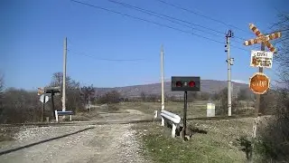 Spoorwegovergang Ivan Vazovo (Иван Вазово) (BG) // Railroad crossing // Железопътен прелез
