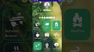 Noises App :  ambient noises and relaxing sounds for android