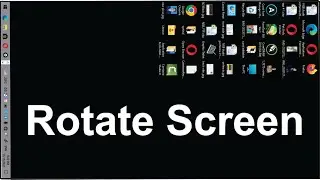 Laptop and Desktop Screen Rotation Windows 10 || How to rotate Laptop Screen 90 degree || Tech Tips