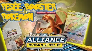 PESÉE BOOSTER ALLIANCE INFAILLIBLE SL11 + ouverture paquets cartes pokemon LOURD ET Y A DES ULTRA !