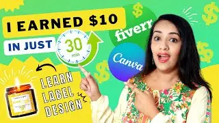 I Earned $10 in Just 30 Minutes 🤑Canva and Fiverr 🤑 Fiverr for Beginners