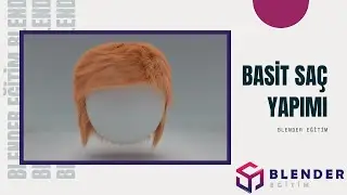 Blender Basit Saç(Hair) Yapımı - Blender Eğitim