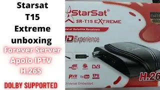 Starsat T15 Extreme Dolby Supported Receiver Unboxing | Satcom Dual pin ku Band LNB | Forever server