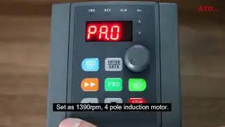 Run a 3-phase motor on single phase power supply by VFD