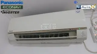 Panasonic Envio "ECONAVI" 1.0 hp Deluxe Inverter Split AC | February 2016 | Restored and Installed