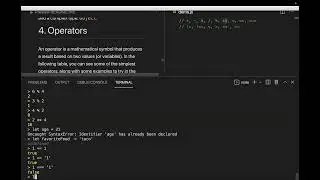 Intro to JS: 3 Operators