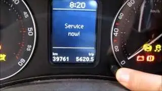 Reset service interval Skoda Octavia 2, audio: Romanian