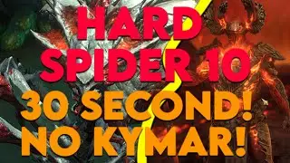Hard Spider 10! 30 Second Without Kymar! No OP Champ Needed! Power of Magnarr! Raid Shadow Legends!