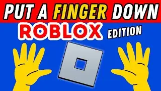 Put A Finger Down If Roblox Edition 🔲🎮 | Put A Finger Down If Quiz TikTok 