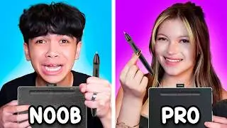 NOOB vs PRO ARTIST in Roblox..